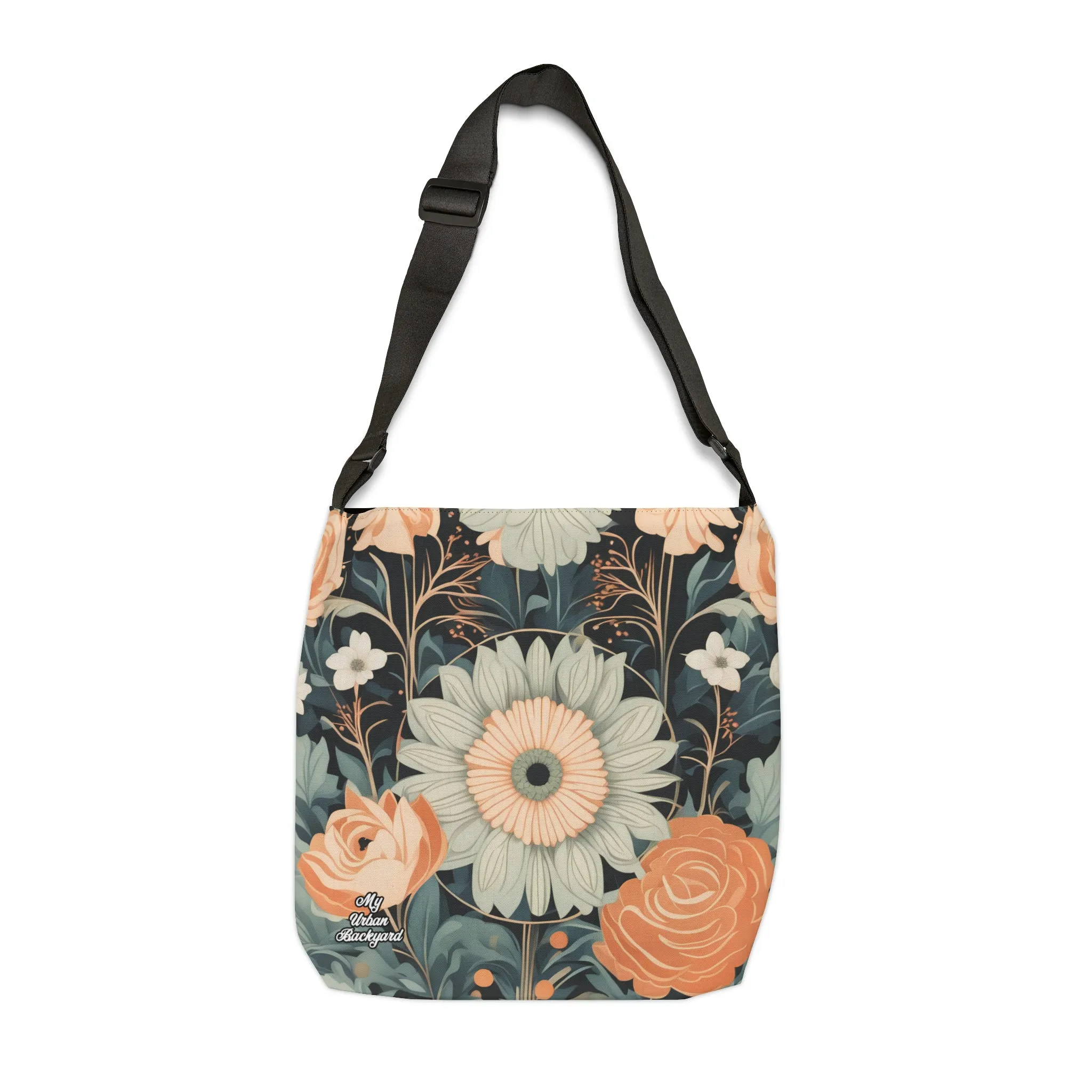 Wildflowers, Tote Bag with Adjustable Strap - Trendy and Versatile