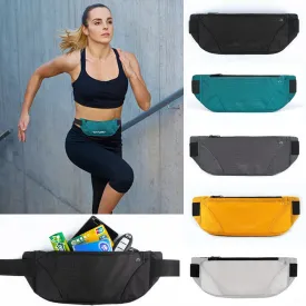 Women Waterproof Sport Bag Runner Waist Packs Zipper Fanny Pack Bum Running Jogging Belt Pouch Bags Unisex