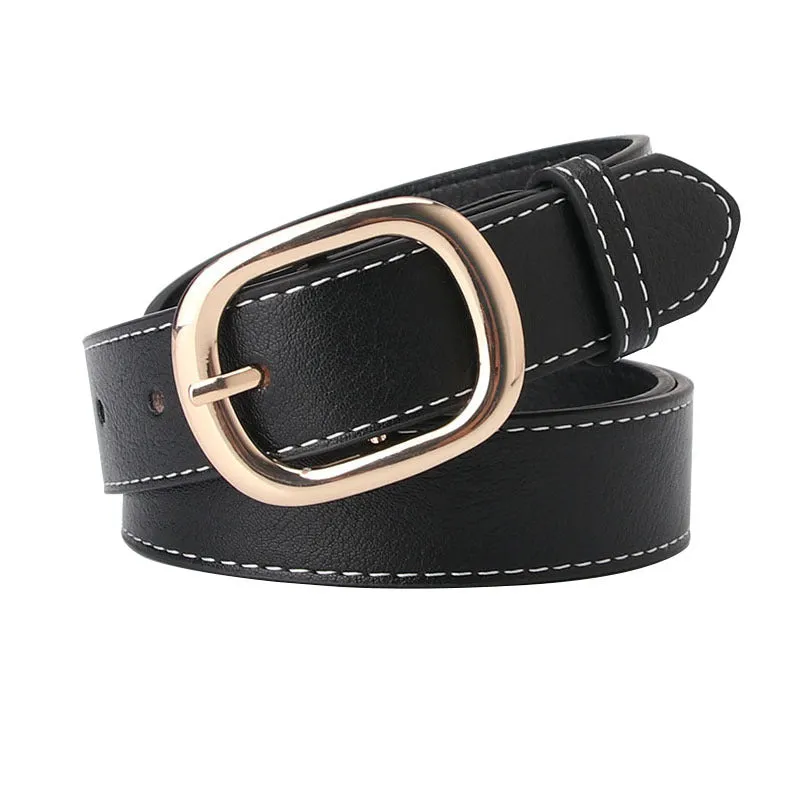 Women's Jeans Pant Belt Casual Simple Women's Belt Korean Style Dress Decorative Belt