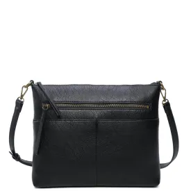 Zoe Two Tone Crossbody Black